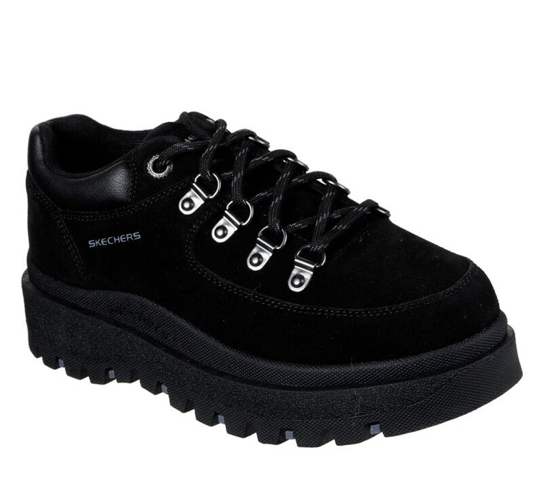 Skechers Dam Svarta Snörskor - Shindigs - Stompin' - Sverige (QGKBC-1384)